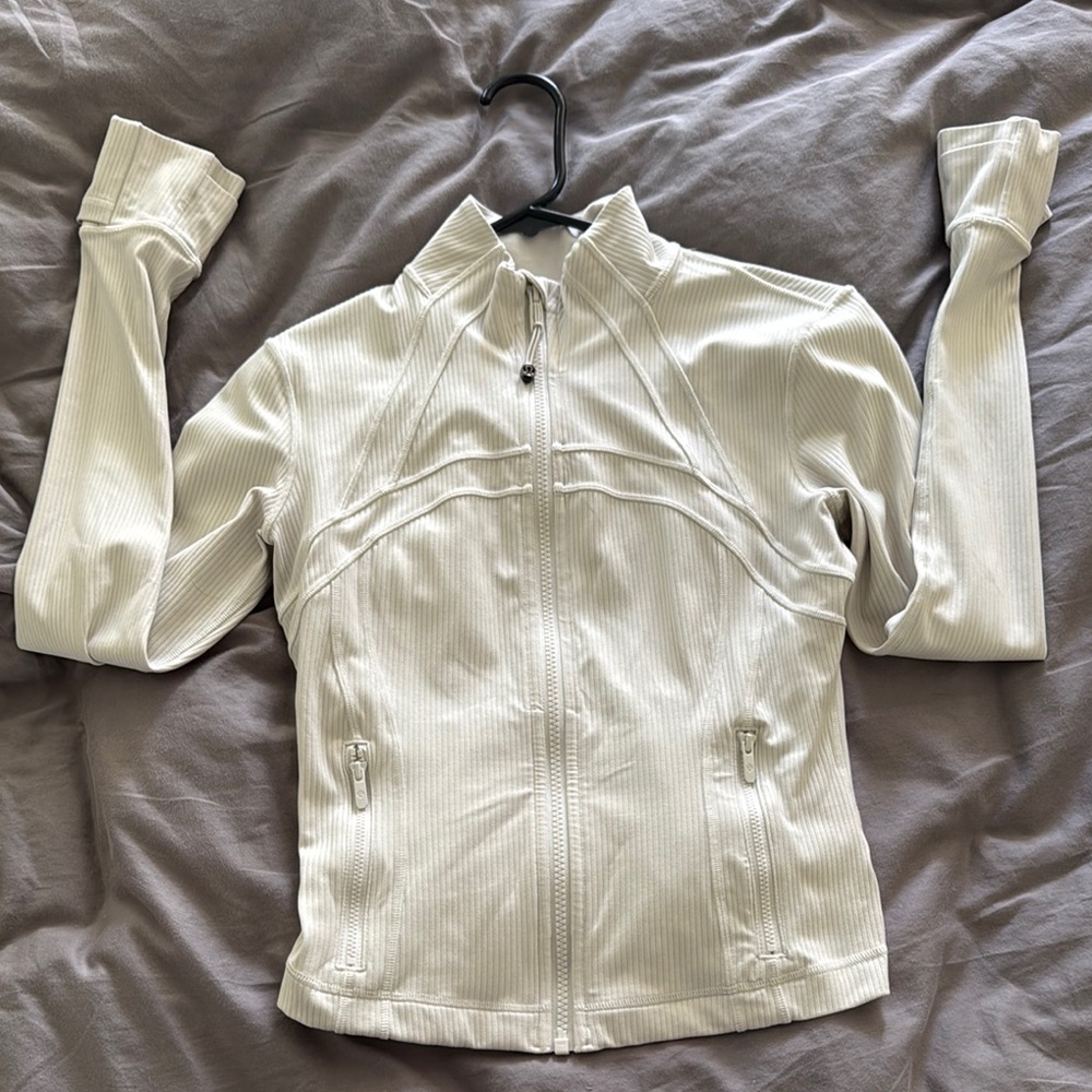 Lululemon Athletica Ribbed Bone Define Jacket